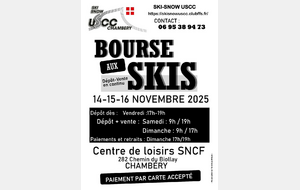 Bourse aux skis 2025 et inscriptions