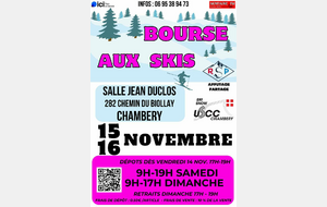 Bourse aux skis 2025 et inscriptions