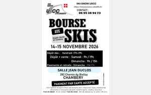 Bourse aux skis 2026 et inscriptions